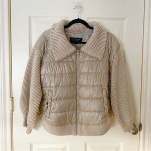 Marc New York Beige Jacket Coat Cream Tan